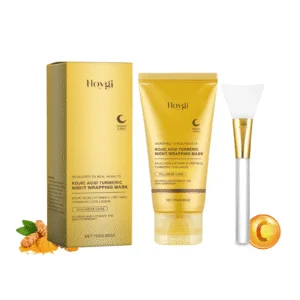 Hoygi Turmeric Collagen Peel-Off Mask with Scraper - Cleanses