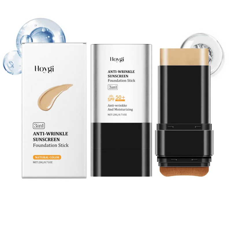Hoygi Moisturizing Foundation Bar - Lightweight Matte Finish for Dry Skin