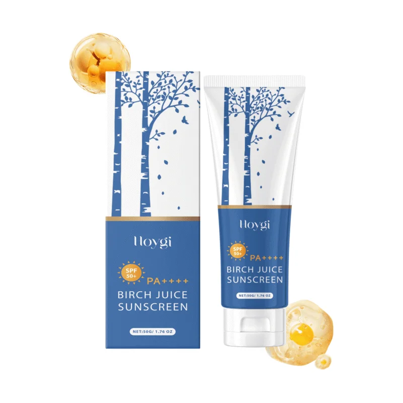 Hoygi Birch Juice Oil Control Protective Cream - Lightweight Non-Sticky Moisturizer