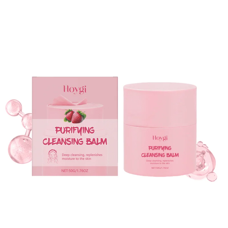 Hoygi Strawberry Cleansing Cream - Mild Deep Cleanser for Fresh Skin