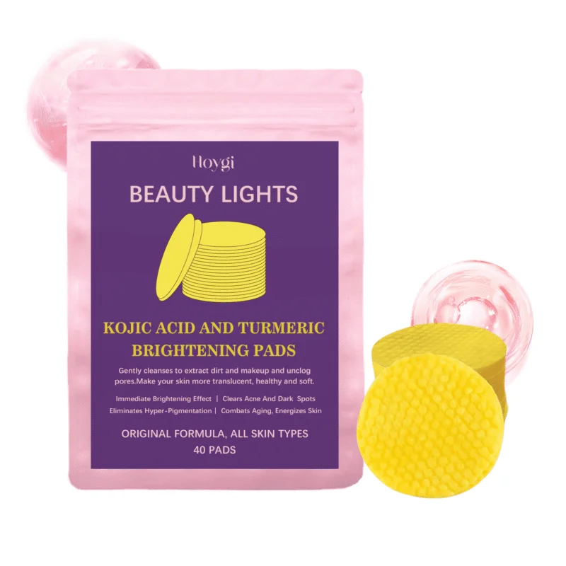Hoygi Turmeric Acid Cleansing Cotton Tablets: Facial Moisturizer & Pore Care