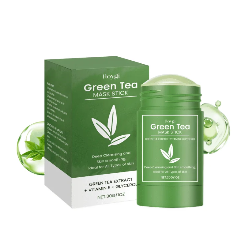 Hoygi Green Tea Moisturizing Mask Stick Cleanses & Moisturizes Skin