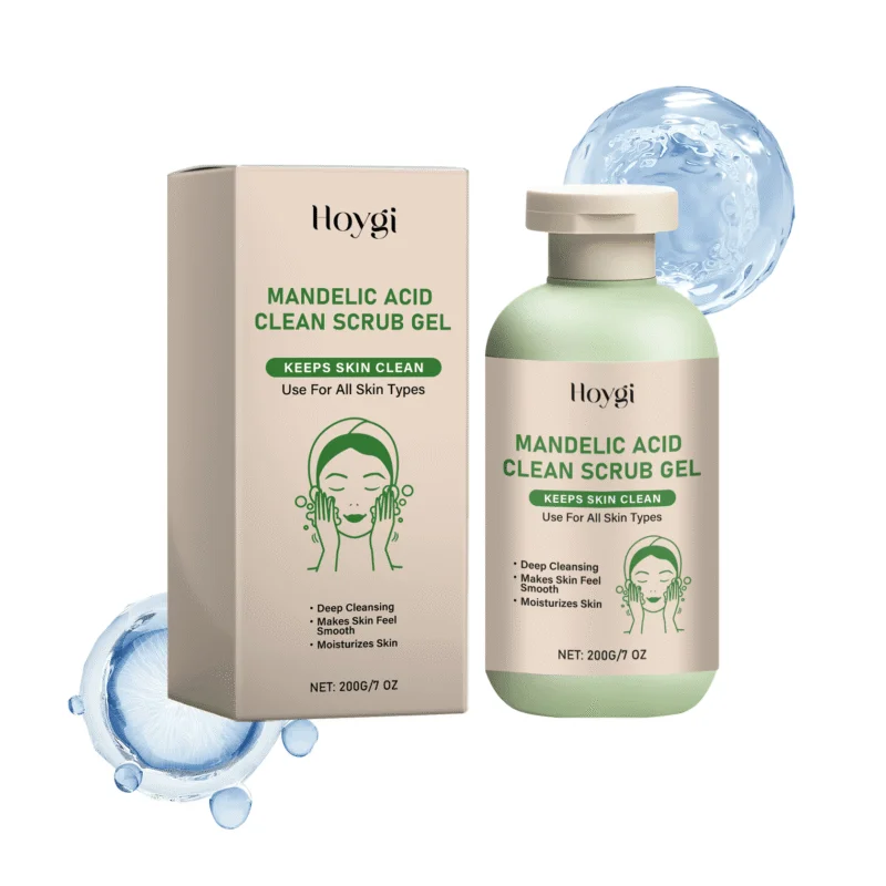 Hoygi Gentle Body Exfoliating Gel: Deep Cleansing Mud Scrub for Dead Skin & Pores