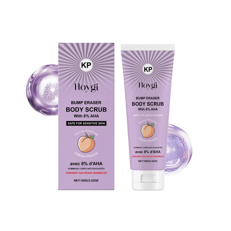 Hoygi Peach Body Scrub - Exfoliating & Cleansing with Peach Extract