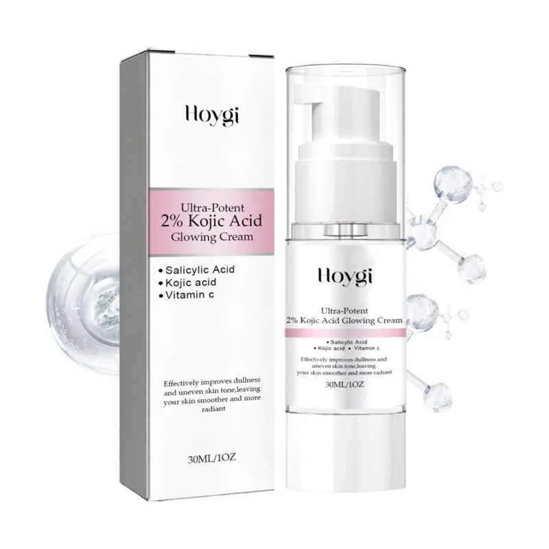 Hoygi 2% Kojic Acid Brightening Cream - Fade Acne Marks & Moisturize Skin