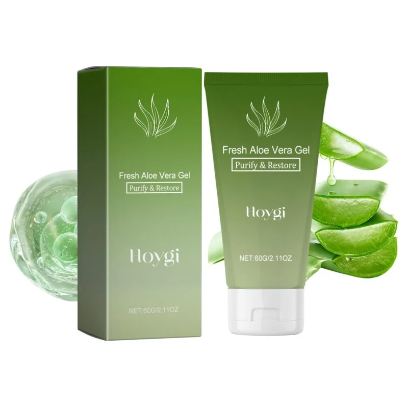 HOA05-A037-60-GN1 Hoygi Fresh Aloe Vera Gel for Face - Moisturizing & Soothing After Sun Care
