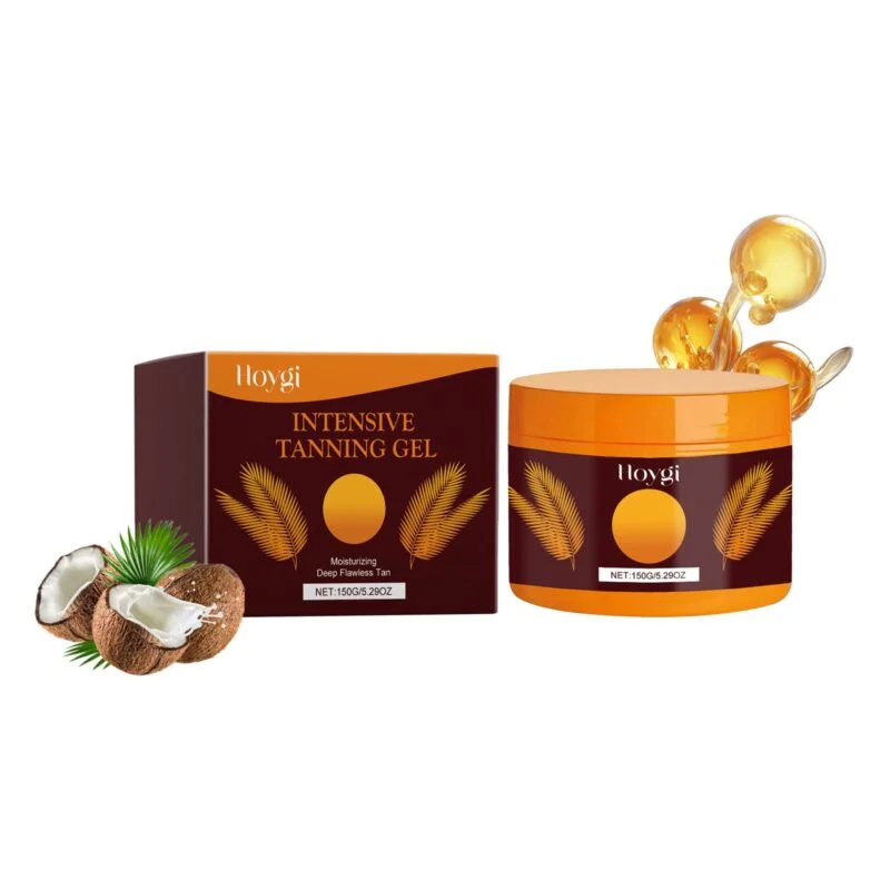 Hoygi Intensive Tanning Gel - Moisturizing Body Gel for Natural Tan
