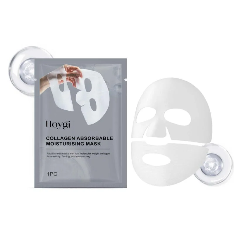 Hoygi Anti-Wrinkle Collagen Mask - Hydrating Moisturizing Facial Mask with Pore Cleansing (Bag)