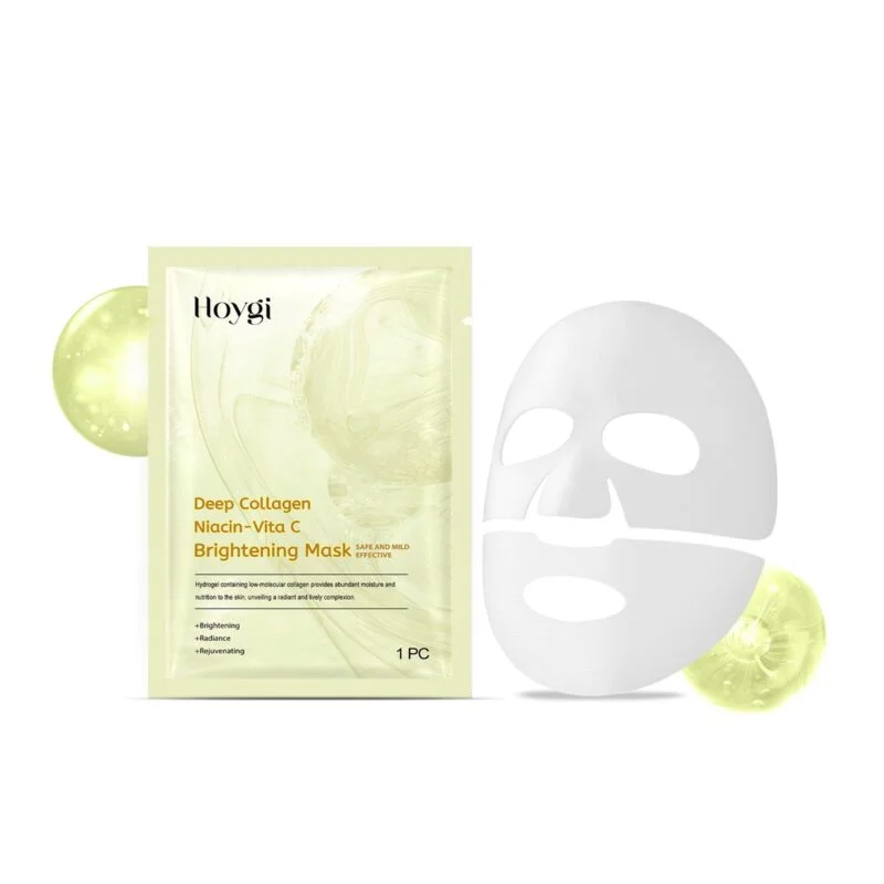 Hoygi Nicotinic Acid & Vitamin C Brightening Mask - Hydrating Anti-Wrinkle Facial Care